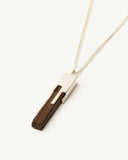 Men's Necklace with a unique pendant on a white background